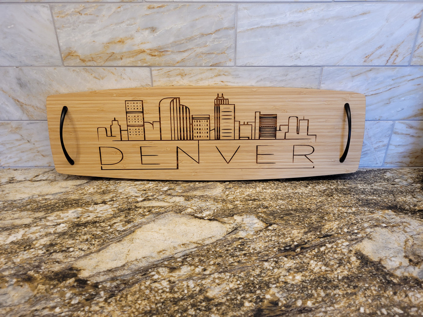 23" Denver Skyline Charcuterie Board