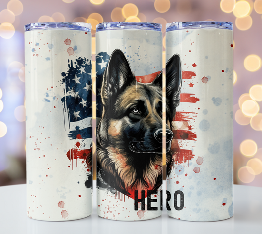 German Shepherd hero