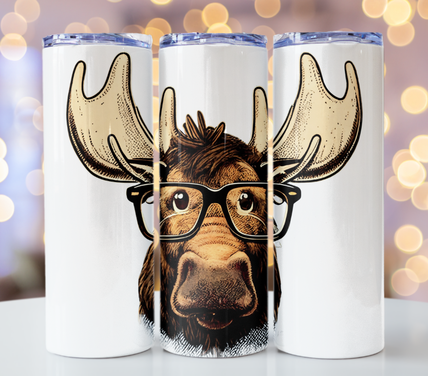 Moose with glasses